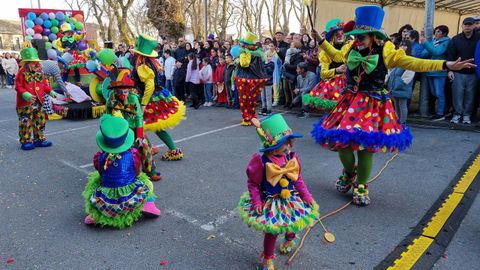 Fiesta de carnaval en Castro de Ribeiras de Lea. 