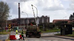 Complejo industrial de Alcoa en San Cibrao