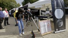 Imagen de la Feria Open Science celebrada en Cambre en el 2019