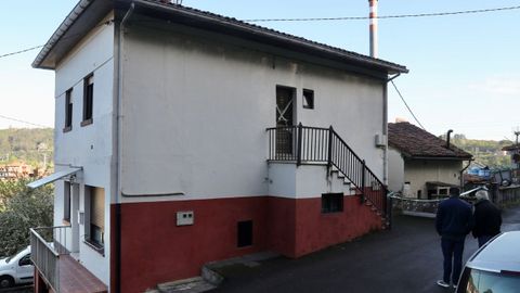 Vivienda en la que resida la vctima presunto parricida de Asturias, de 71 aos, en el ncleo de El Picn,en Ribera de Arriba