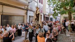 Un momento de la procesi�n