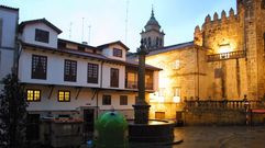 El art�culo de 1932 se ilustr� con una foto de la Praza do Trigo, entonces denominada Plaza del Pan