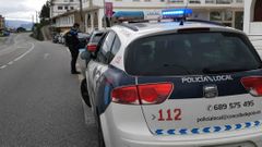 Imagen de archivo de una intervenci�n de la polic�a local de Poio
