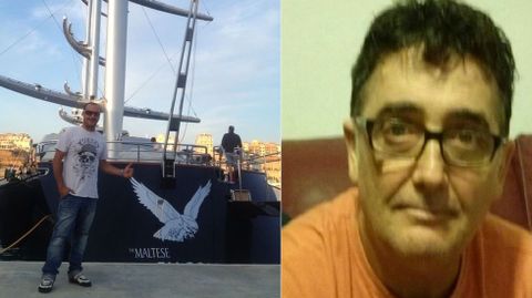 Alex L�pez y su t�o Emilio L�pez