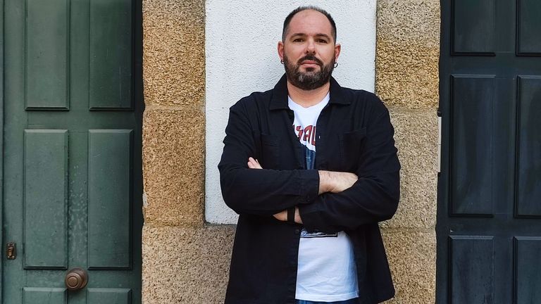 Eduardo Fernán-López (1985), retratado en Vigo.