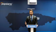 El secretario general del Partido Popular de Asturias, lvaro Queipo