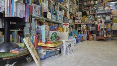 Interior de una librer�a en Ourense.