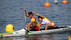 Javier Ord��ez e Iago Romero, en el europeo de marat�n del 2019