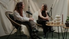 As Fillas de Cassandra, durante a gravaci�n do videop�dcast
