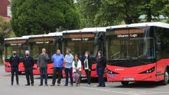 Lugo estrena cuatro autobuses h�bridos