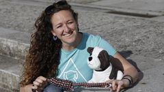 Luc�a Berm�dez Blanco, educadora canina cuya empresa se llama CANbio.