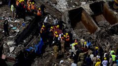 Tragedia en el desplome de un edificio en Bombay
