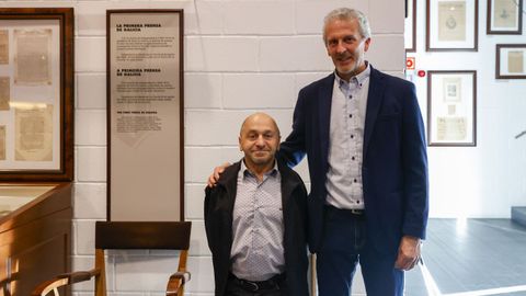 El tenista �lvaro Illobre y el exbaloncestista Ricardo Aldrey