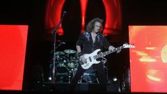 Megadeth durante su actuaci�n en el Resurrection Fest en el 2014