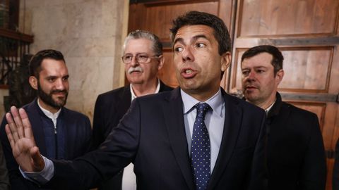 Carlos Mazn, en el Palau de la Generalitat de Valencia