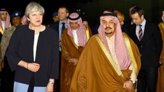 Theresa May en Arabia Saud�
