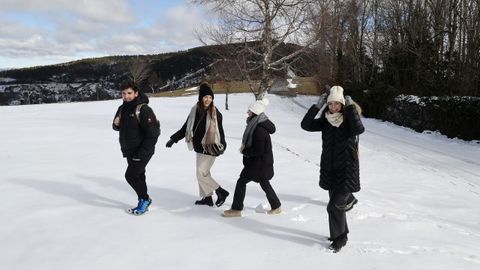 Nieve en O Cebreiro