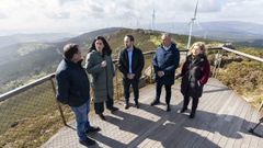 La n�mero dos de los populares gallegos, Paula Prado, visit� el Monte da Muralla acompa�ada del alcalde de Lousame, Esteban Ares, y de concejales del PP de Rianxo.