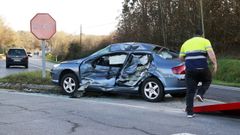 El accidente ocurri� en el cruce de la N-6 con la carretera que lleva a Vilalba el 31 de enero del 2024