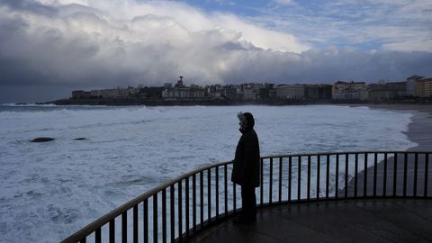 La borrasca Ingrid, a su paso por A Coru�a