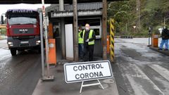 Control de trabajadores por el coronavirus en el acceso a ArcelorMittal