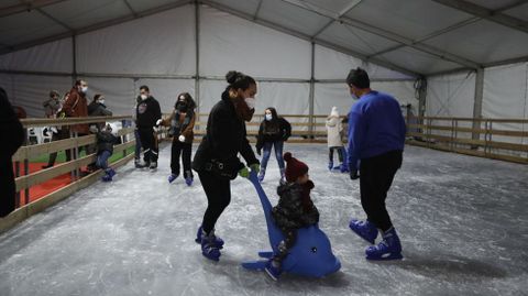 Pista de patinaje en Xinzo de Limia