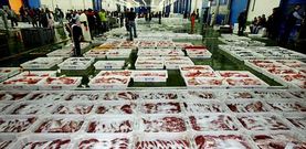 Descarga de pescado en el puerto de Vigo, que aporta el 80 % del pescado que se exporta desde Espa�a.