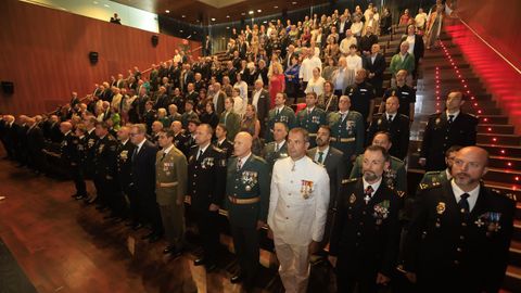 Fiesta de la Polic�a Nacional en Lugo, p�blico