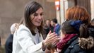 Letizia Ortiz recicla un abrigo del a�o 2005