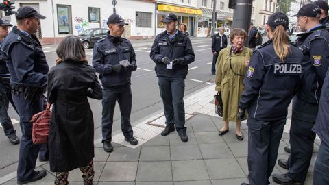 Evacuaci�n masiva en Fr�ncfort