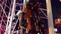 Las impactantes im�genes del accidente de la monta�a rusa