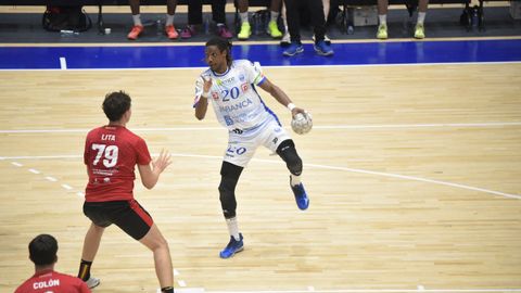 Bruno Landim en su debut ante el Alcobendas