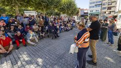 Aspaber cuenta sus 50 a�os en 16 paneles en la Praza do Concello de Carballo
