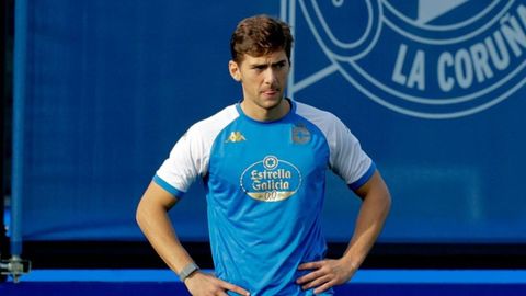 Gragera, en un entrenamiento