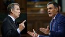 Alberto N��ez Feijoo, l�der del PP, y�Pedro S�nchez, jefe del Ejecutivo.