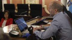 Ruda de prensa del gobierno municipal ourensano