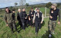 La cuadrilla lucense abati� cuatro ejemplares de zorro en la jornada de caza de ayer. 