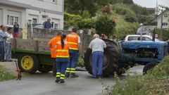 El �ltimo accidente mortal ocurri� este martes en Cabana de Berganti�os. Muri� una mujer arrollada por su tractor