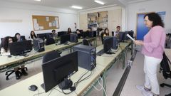 Alumnos de Xesti�n Administrativa del IES Perdouro de Burela