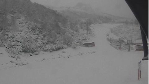 Nieve en Fuentes de Invierno