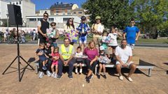 La alcaldesa de Nar�n y los ediles de Seguridad y Deportes posaron con los premiados en Nar�n