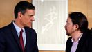 Pedro S�nchez y Pablo Iglesias llevan mucho tiempo mostr�ndose desprecio y desconfianza mutua