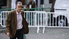 igo Corral, responsable de comunicacin en la Fiscala de la Comunidad de Madrid, a su llegada al Tribunal Supremo.