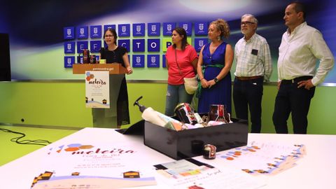 Presentacin de la Feira do Mel, Meleira, este viernes en el Concello de Pontevedra