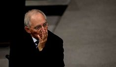 El ministro de Finanzas alem�n, Wolfgang Sch�uble, ayer en el Bundestag.