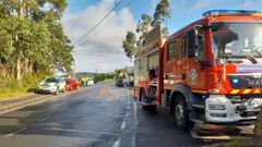 Accidente en Oleiros