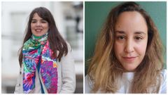 Chus Rodr�guez (Esquerda Unida) y Ximena Cheda (Podemos).