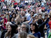 El ritmo no dej� indiferente al p�blico.