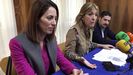 Rueda de prensa de Mar�a Jes�s Rodr�guez, Bego�a Conde, y V�ctor Rodr�guez (Vox)