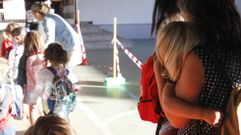 Imagen de archivo del primer d�a de curso en un colegio de Ferrol